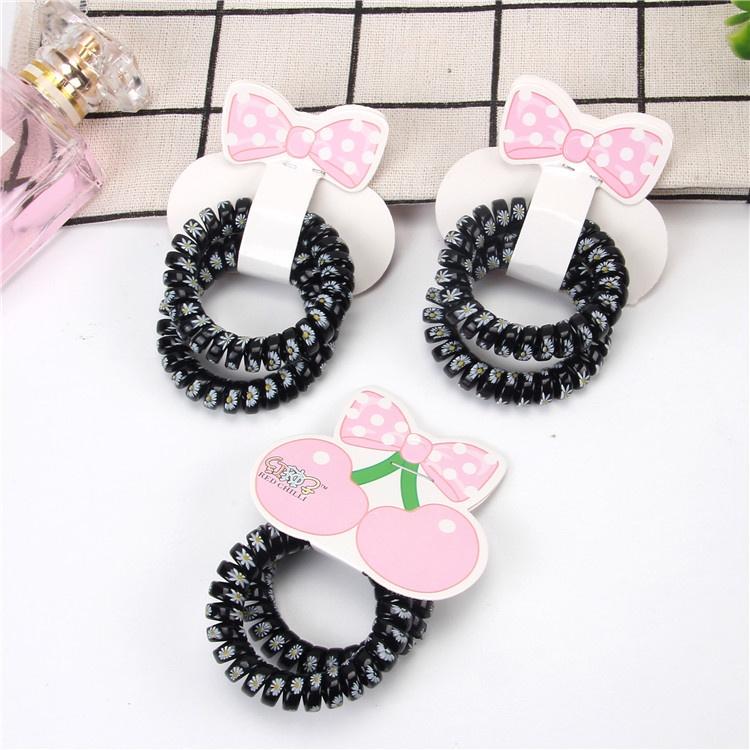 Combo 2 Dây Buộc Tóc Lò Xo, Set 3 Thun Cột Tóc Lò Xo Mẫu Mới Phong Cách Hàn Quốc