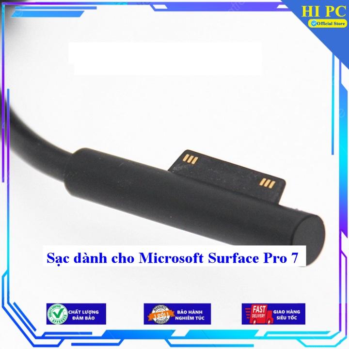 Sạc dành cho Microsoft Surface Pro 7 - Kèm Dây nguồn - Hàng Nhập Khẩu