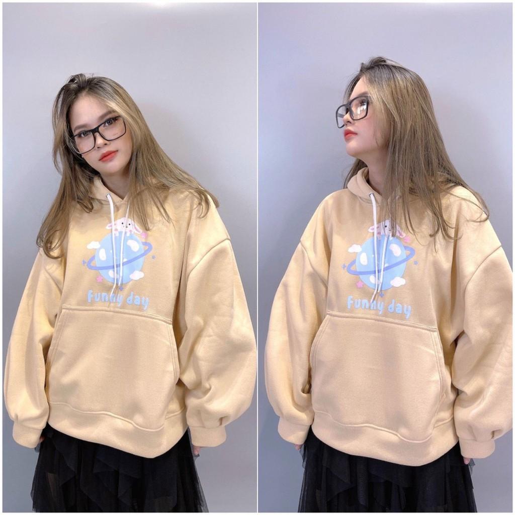 Áo Hoodie Nỉ - Áo Khoác Nỉ Nam Nữ Unisex FUNNY 2 Màu Cực Hot - LP.STORE