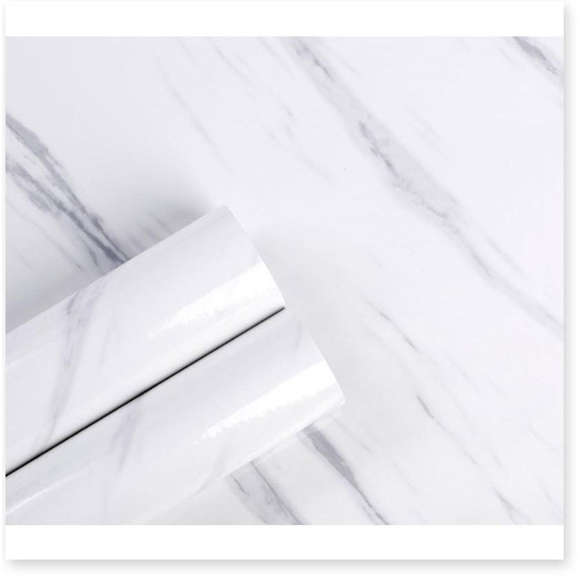 Giấy dán có keo dính đá thạch trắng 60cm x 5M