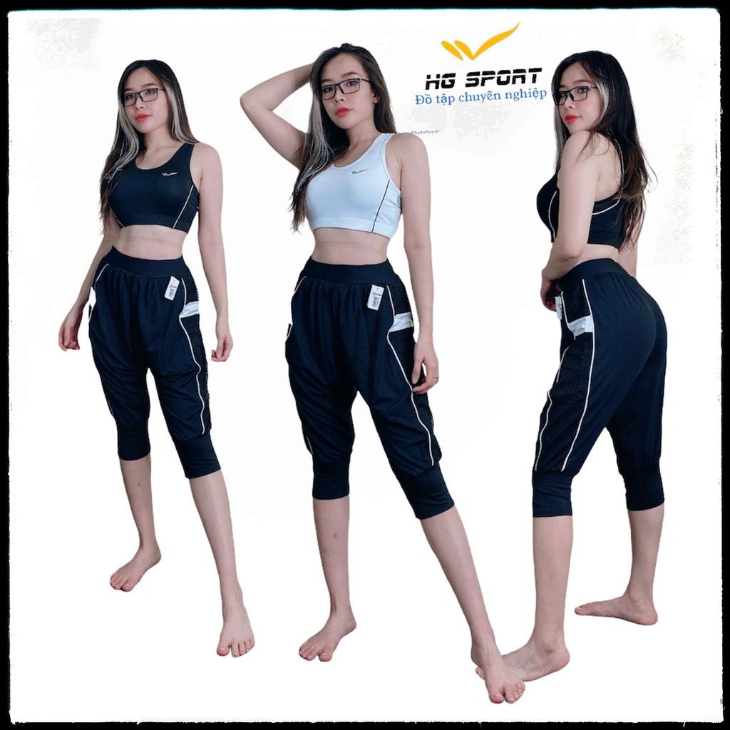 Quần tập Zumba Yoga Gym , Đồ Tập Nữ quần dáng boom thụng, phá cách, cá tính Hg Sport QLB01