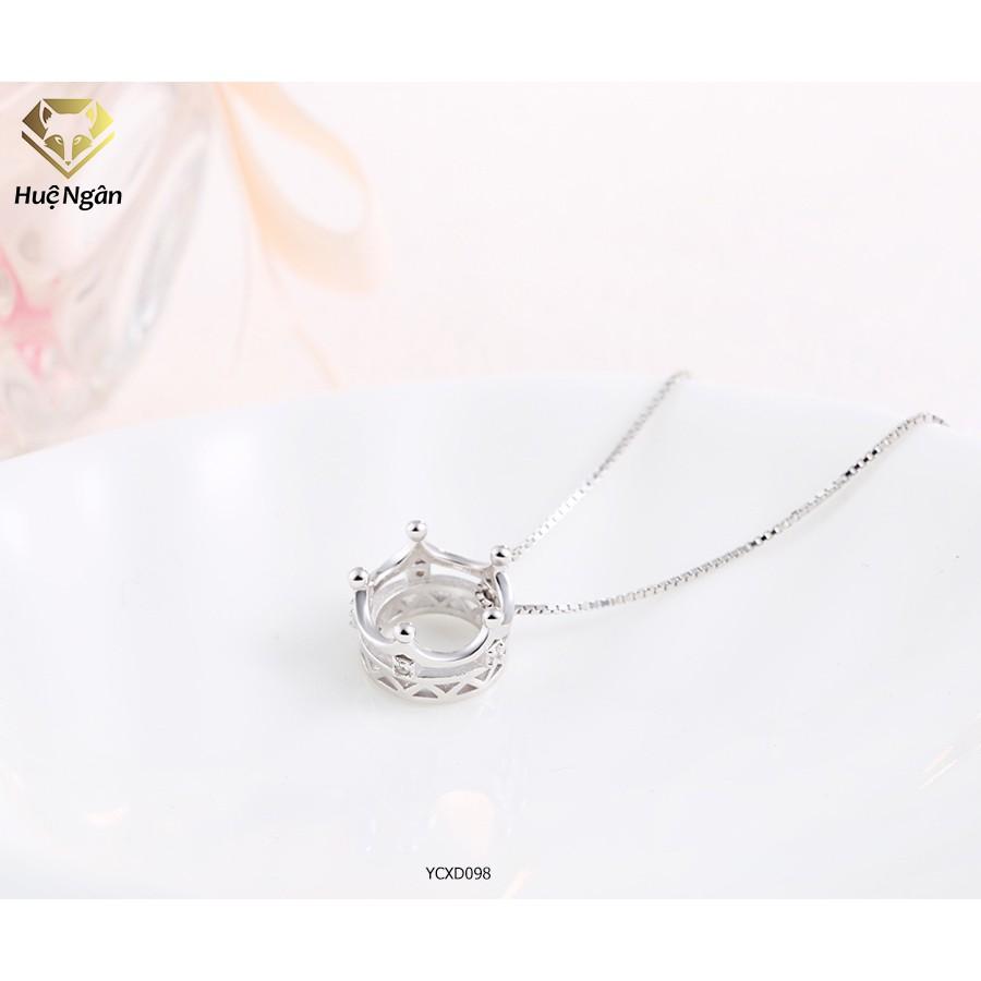 Dây chuyền bạc 925 Huệ Ngân - Vương miện Công chúa YCXD098
