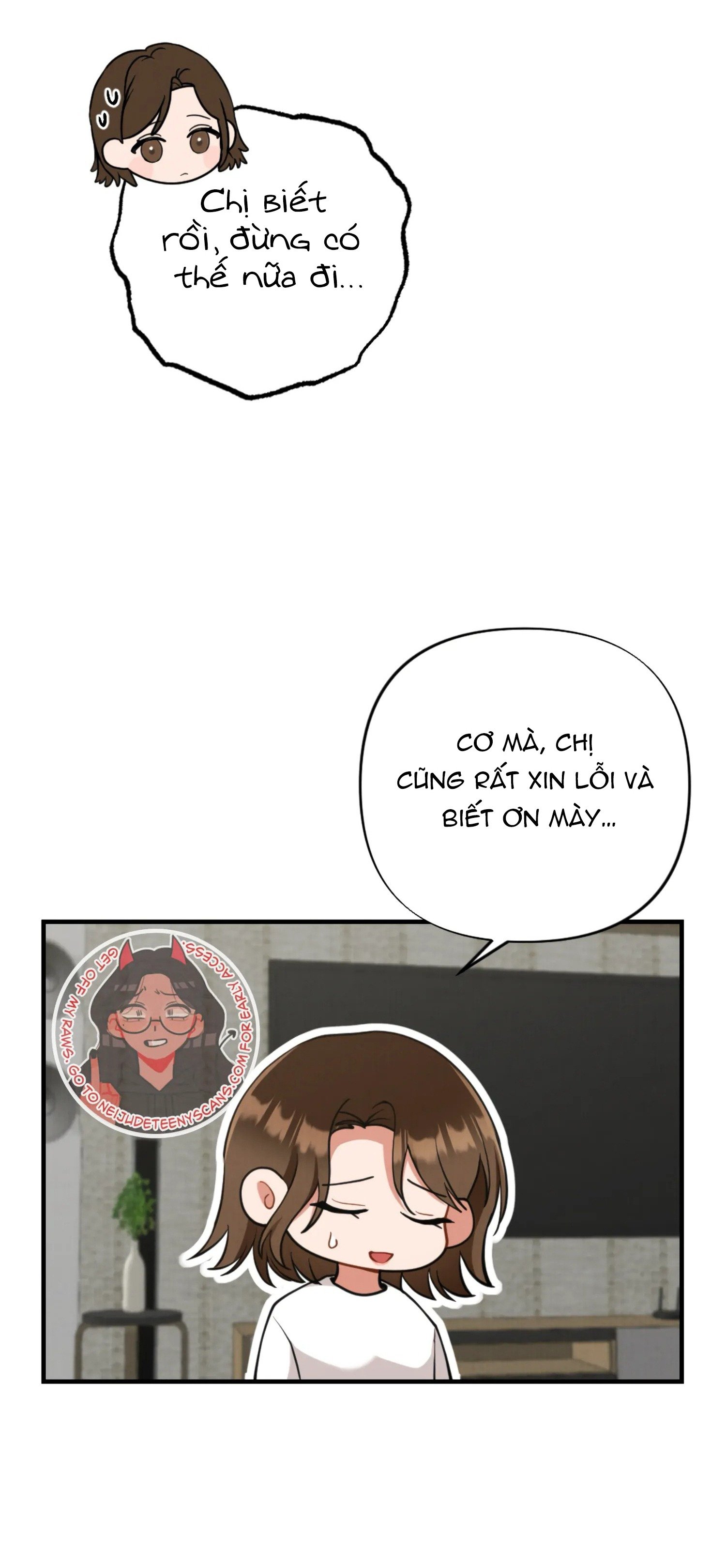 [18+] bạn của em trai không thể to như vậy! chapter 13.2 22