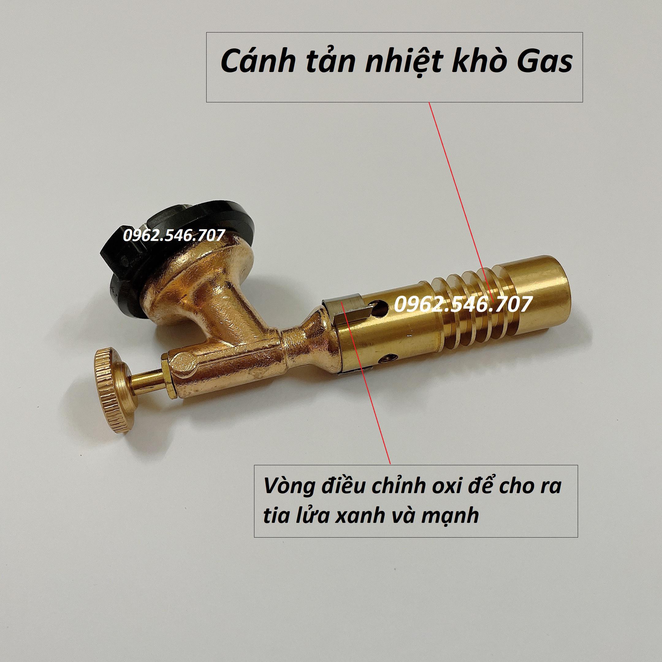 Đèn khò, Đầu khò gas đồng cao cấp khò ga chuyên dụng cho thợ cơ khí (có vòng chỉnh oxy )