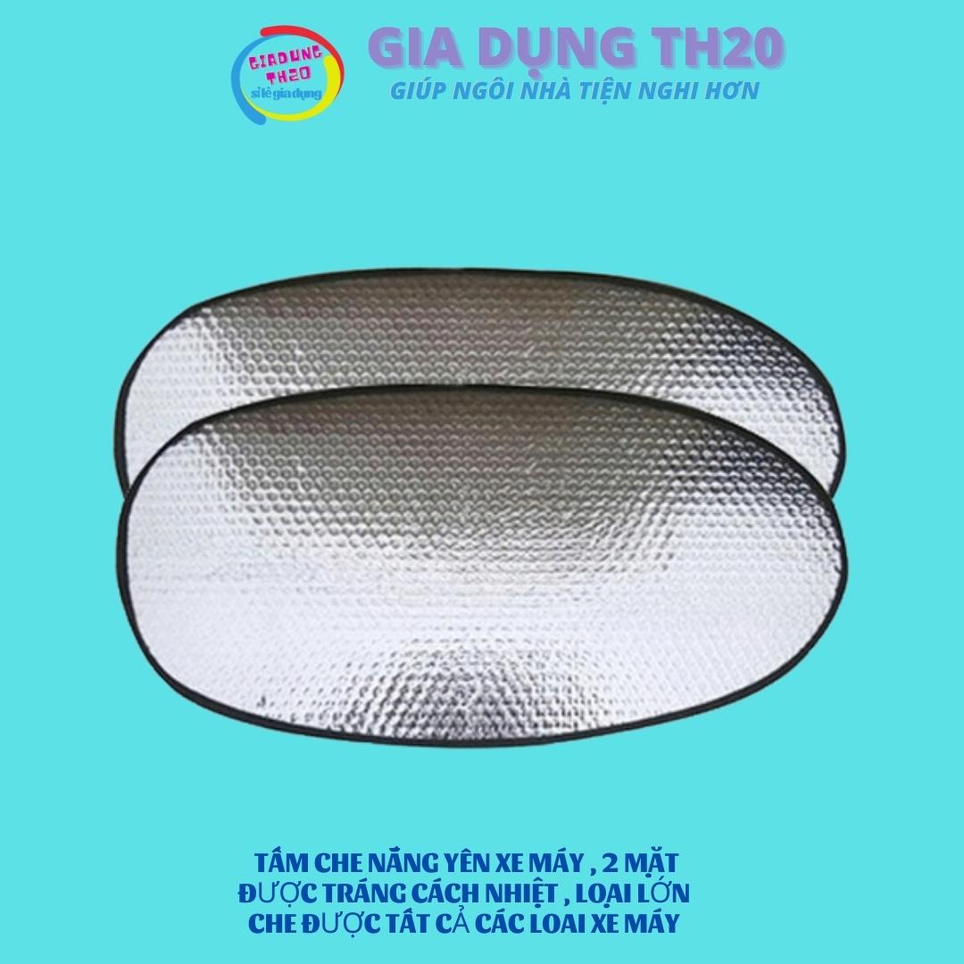 Tấm che yên xe máy , chống nắng,loại dày trách lớp cách nhiệt 2 mặt kích thước 80*40cm che được tất cả loại xe máy