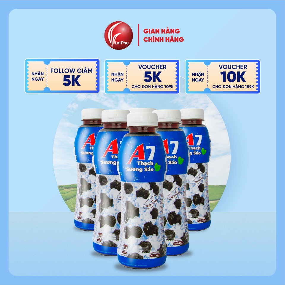 Nước Sương Sáo A7 Chai 450ml - Thùng 24 Chai
