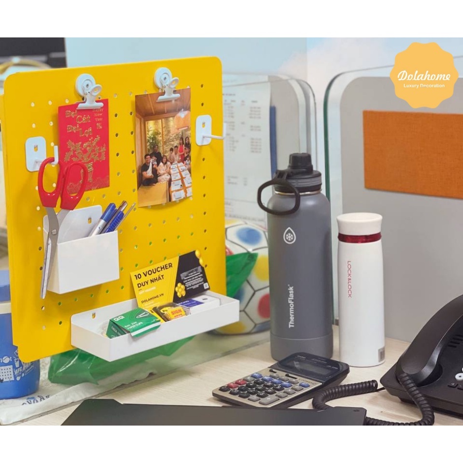 Bảng Pegboard Dola Home móc kẹp vách ngăn văn phòng, cửa sổ