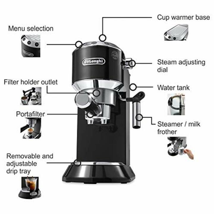 Máy Pha Cà Phê Chuyên Dụng Delonghi EC685.M 1300W - Hàng Nhập Khẩu
