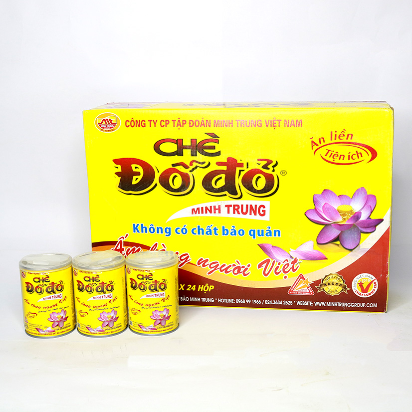 Chè Đỗ Đỏ Minh Trung lốc 3 lon - CHEDODO 3