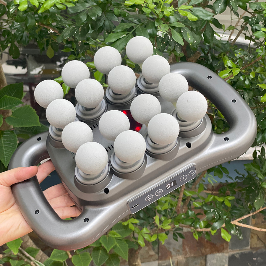 Máy Massage Cầm Tay JIDOSA 16 Đầu  -  8 đầu - 6 đầu Giảm Đau Cơ Sâu, Động Cơ Êm, Pin Lâu, 9 Chế Độ Bảo hành 12 tháng Chính Hãng
