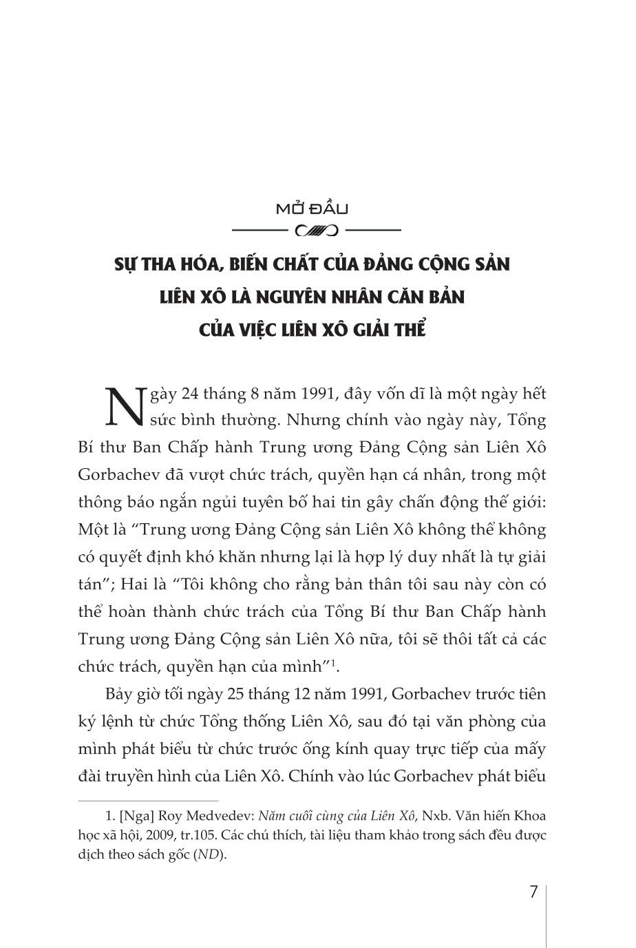 Tính trước nguy cơ - Suy ngẫm sau 20 năm Đảng Cộng sản Liên Xô mất đảng (bản in 2024)