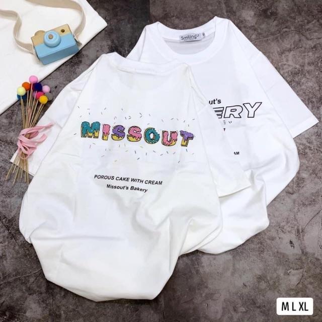 Áo thun missout nhiều màu