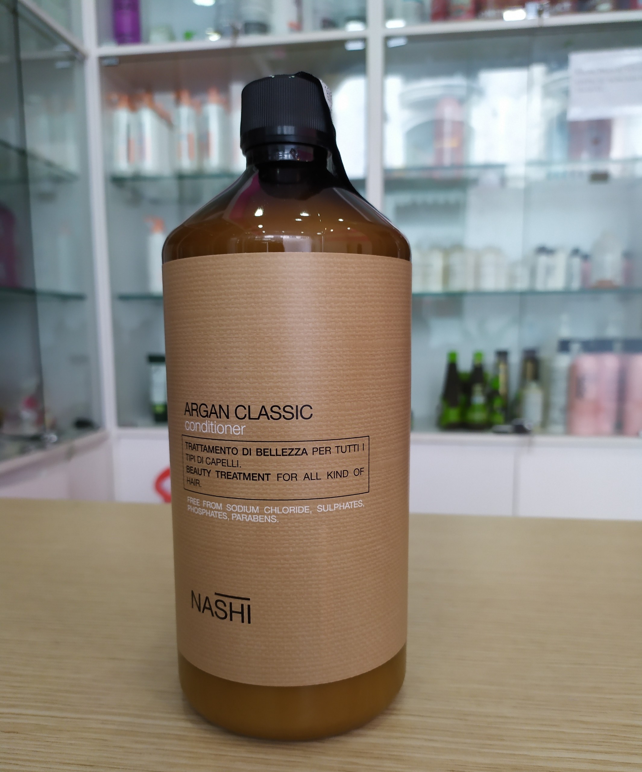 [+Tặng mũ trùm] DẦU XẢ PHỤC HỒI NASHI ARGAN SIÊU MỀM MƯỢT 1000ML