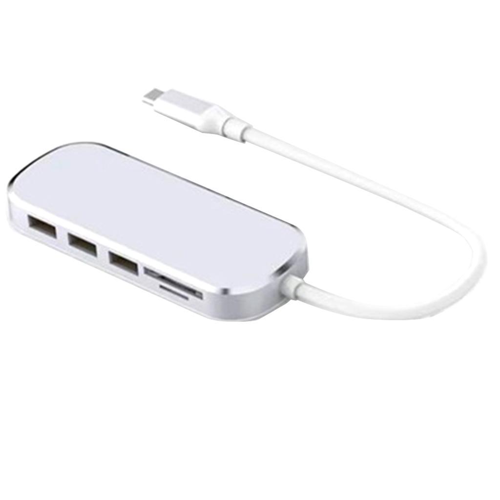 USB C Adapter 3.1 , 4K , USB Micro TF Ports, 3 USB 3.0 Ports,