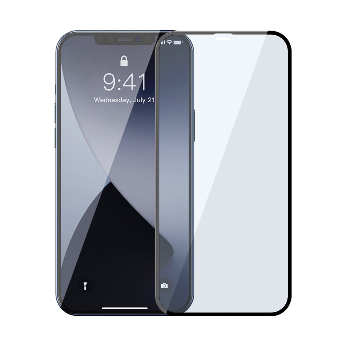 Miếng dán kính cường lực Full 3D Baseus cho iPhone 12 pro / 12 - Hàng chính hãng