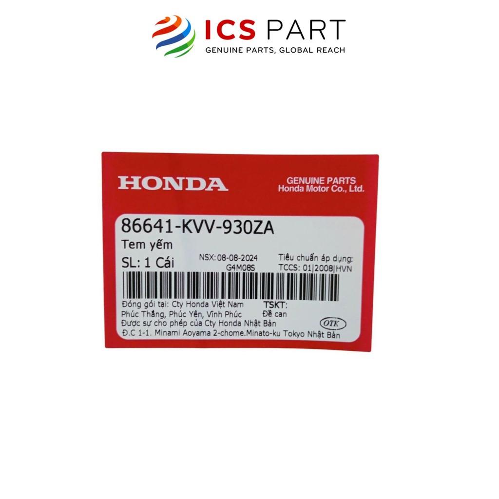 Tem Yếm HONDA Dream 110 Family (86641KVV930ZA)