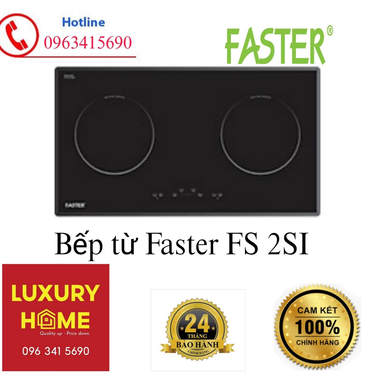 Bếp từ Faster FS 2SI hàng chính hãng