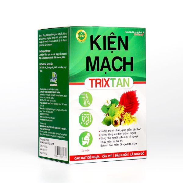 Thực Phẩm Bảo Vệ Sự Khỏe Kiện mạch TrixTan