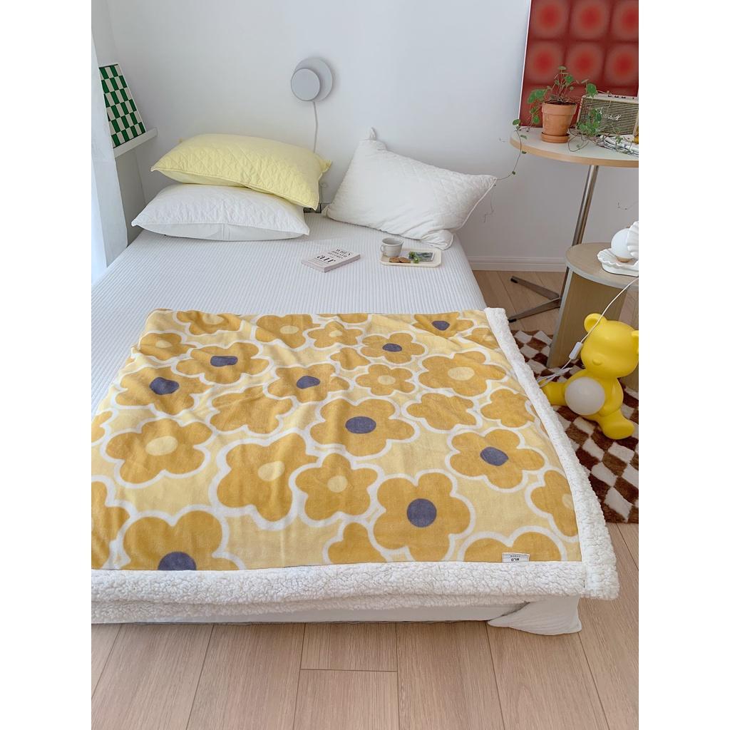 Chăn cừu cao cấp Vintage _Loại 1_mềm cao cấp thế hệ mới siêu mệm mịn và siêu ấm, kích thước m5x2m