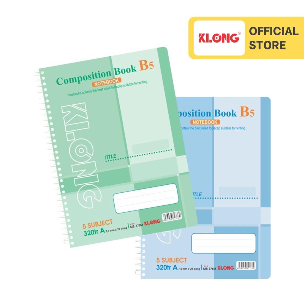 Sổ kẻ ngang lò xo đơn Startup KLONG B5 320 trang 58/92; MS: 376