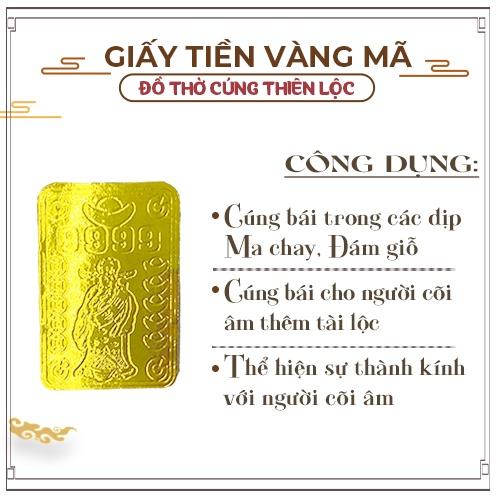 Vàng Thẻ/Vàng Thuyền Giấy - Hàng Mã Thiên Lộc