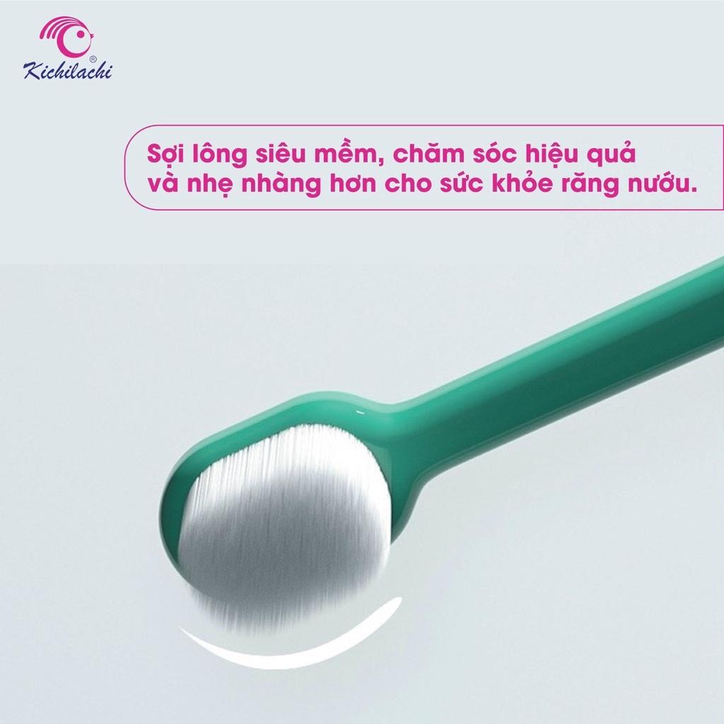 Bàn chải đánh răng trẻ em sợi tơ Kichi Soft siêu mềm