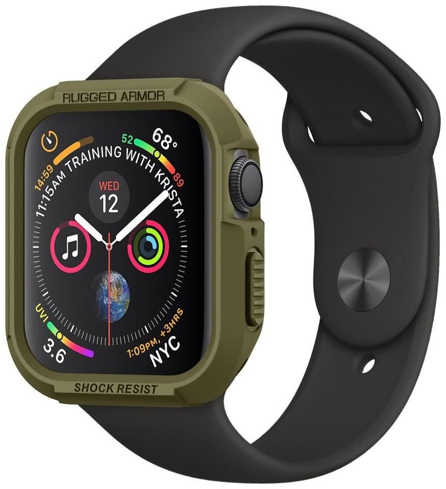 Ốp SPIGEN dành cho Apple Watch Series 7/6/SE/5/4 (38/40/41mm) Rugged Arrmor - hàng chính hãng