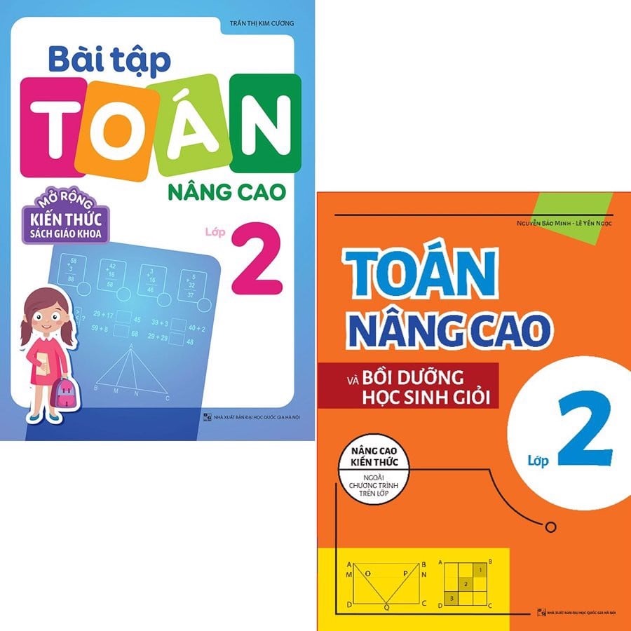 Sách: ComBo 2 Cuốn Toán Nâng Cao Lớp 2