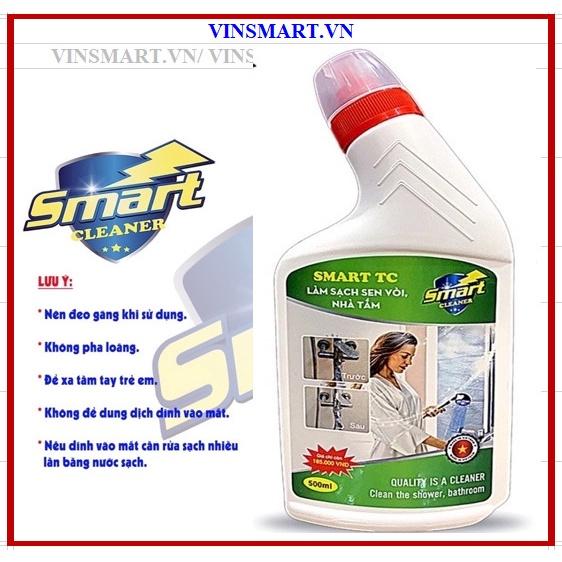Nước Tẩy Rửa SMART - Tẩy Sạch Cặn Canxi Vách Kính, Dầu Mỡ Lâu Ngày, Sen Vòi Inox, Đồ Dùng Bằng Sứ CHÍNH HÃNG