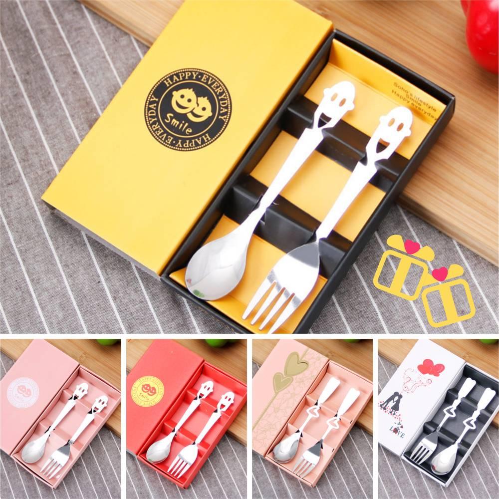 Bộ 2 Dụng Cụ Ăn Uống Bằng Thép Không Gỉ Chất Lượng Cao