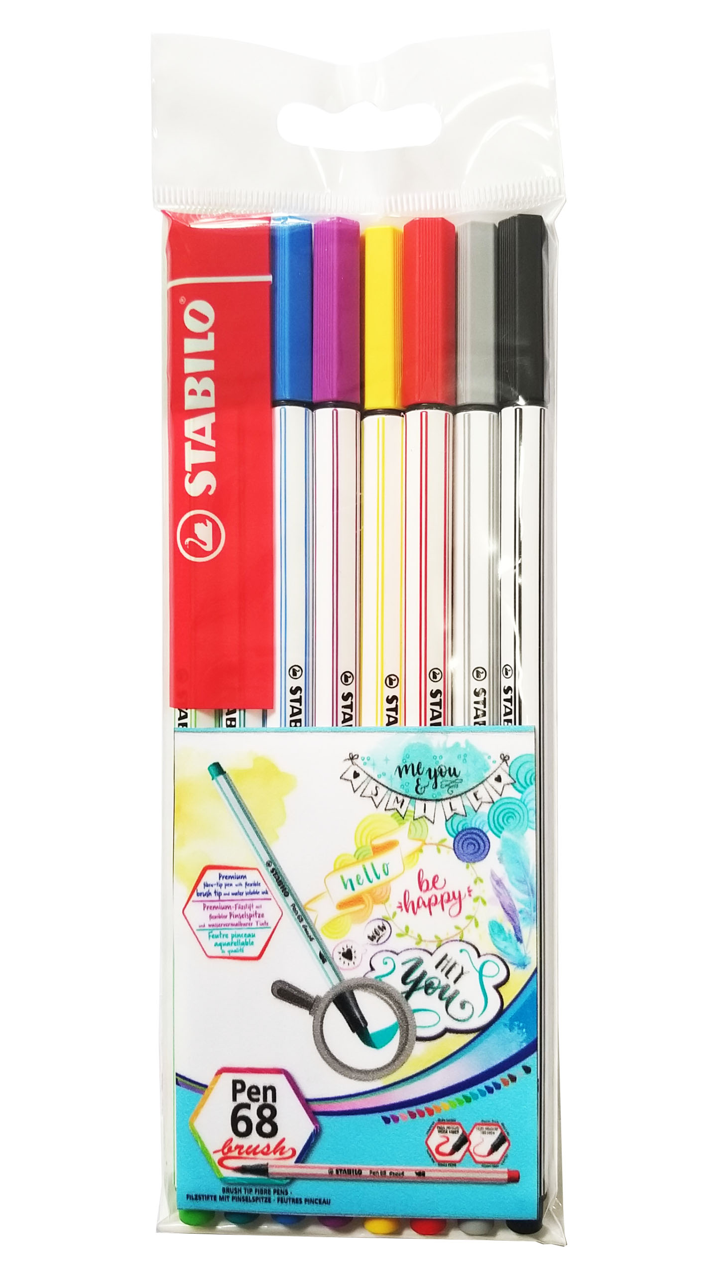 Combo bút lông màu STABILO Pen 68 brush PN68BR