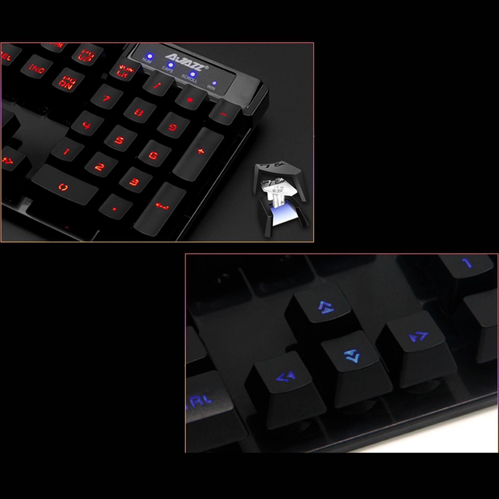 Gaming Keyboard 104Key Computer RGB Keys  Working Daily Use