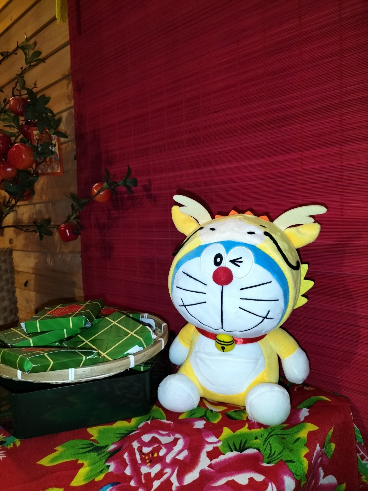 Gấu Bông Doraemon Giáp Thìn 2024, Gấu Bông Chính Hãng, Gấu bông Cao Cấp, Quà Tặng cho người thân, Quà Tặng Tết cao cấp cho bé - Sản phẩm chính hãng, Phân phối bởi Teenbox