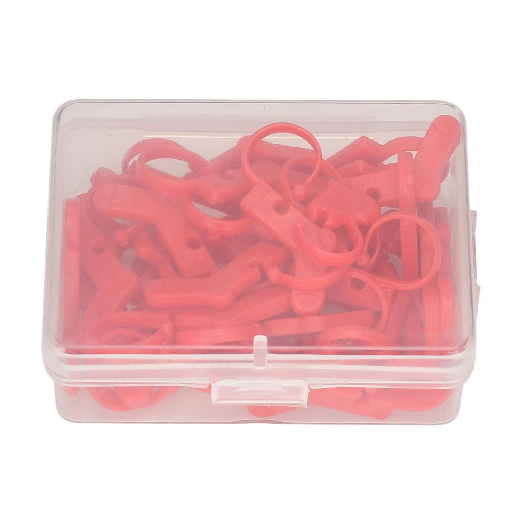 50pcs Heart Knitting Crochet Stitch Markers Holder