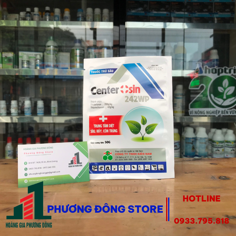 Thuốc trừ sâu rầy nâu và bọ trĩ trên lúa CenterOsin 242WP