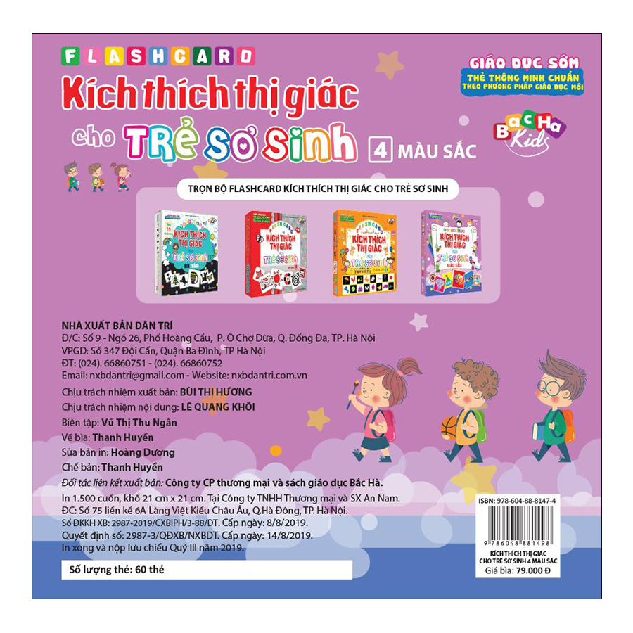 Flashcard Kích Thích Thị Giác Cho Trẻ Sơ Sinh 4 – Màu Sắc (Tái Bản 2019)