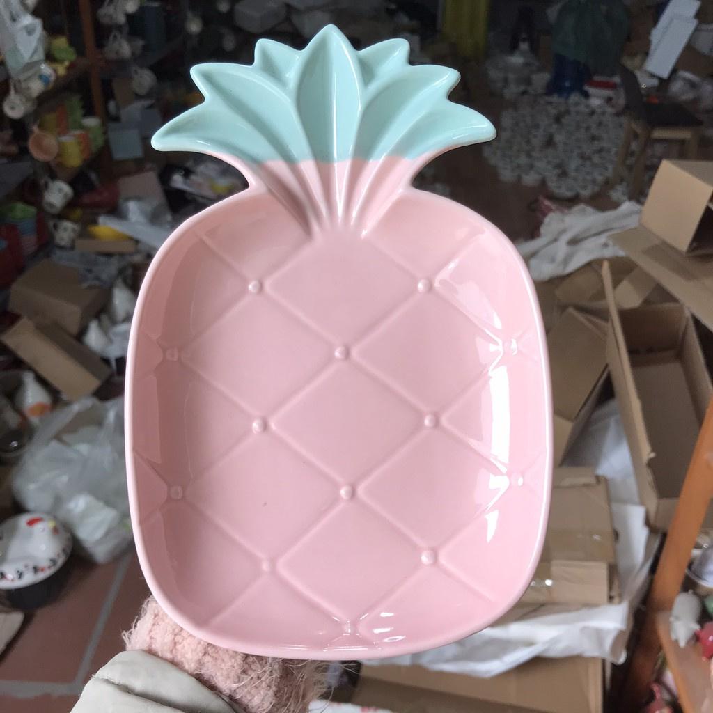 Green House - Set Bát Đĩa Màu Hồng Bát đĩa ăn cơm ăn mì, decor bàn ăn dễ thương