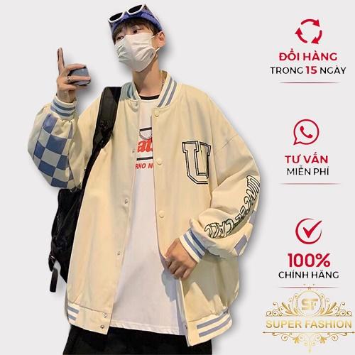Áo Khoác Dù Bomber Nam Nữ in Chữ U Phong Cách Thời Trang Trend FASHION
