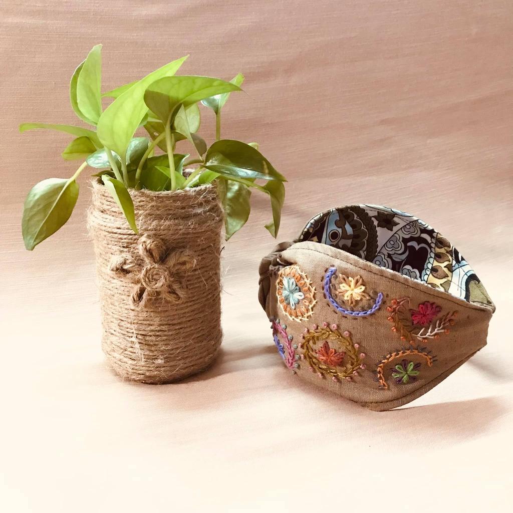 Băng đô handmade thêu tay ANNA