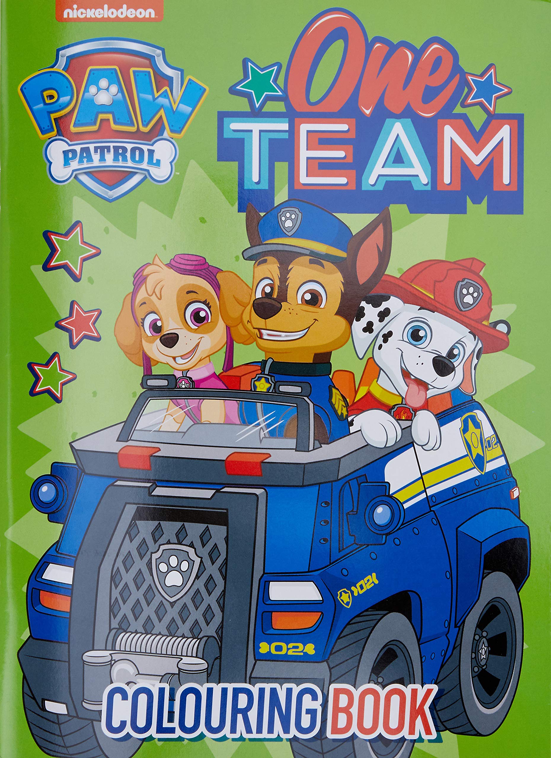 Paw Patrol Blue Colouring