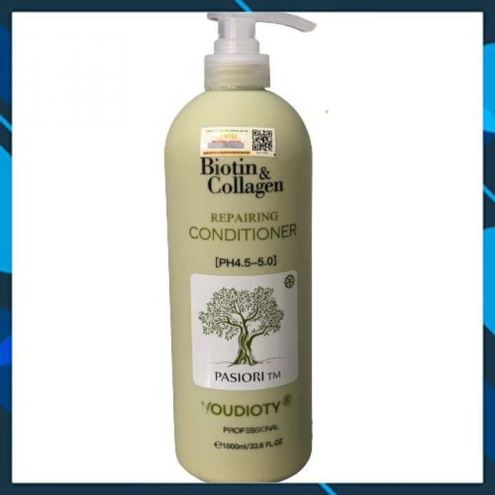 DẦU XẢ VOUDIOTY REPAIRING BIOTIN & COLLAGEN XANH LÁ NEW MỀM MƯỢT CHO TÓC DẦU NHỜN 500ML NEW 2022