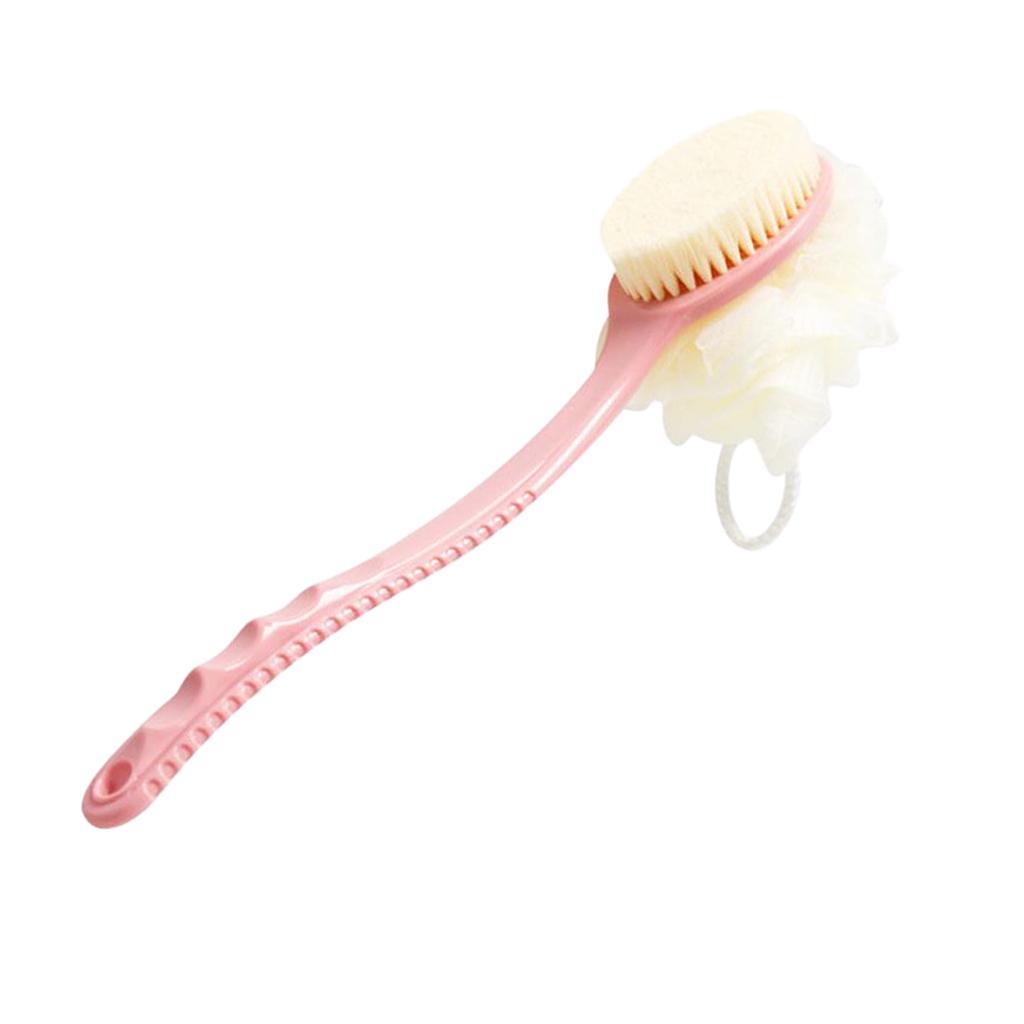 Plastic Long Handle Scrub Skin Massage Shower Brush Bath Back Brush