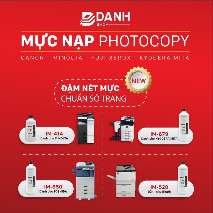 Mực nạp inkMAX IM-PM-414 cho máy Photocopy Sử dụng cho máy Minolta TN-217/ Bizhub 223/ 283, TN-414/ Bizhub 363, 423. Hàng chính hãng