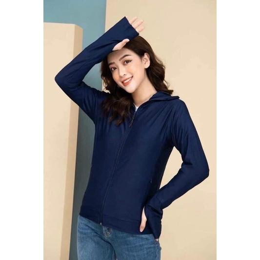 Áo nắng 2 lớp dáng ngắn (hạt soàn) có lưới thoáng khí cao cấp