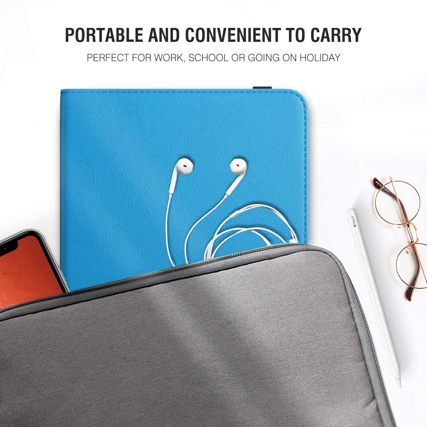 Case bao da xoay 360 độ cho iPad Gen 10 10.9 inch 2022 hiệu HOTCASE chống sốc cực tốt, bảo vệ toàn diện, trang bị tính năng smartsleep - Hàng nhập khẩu