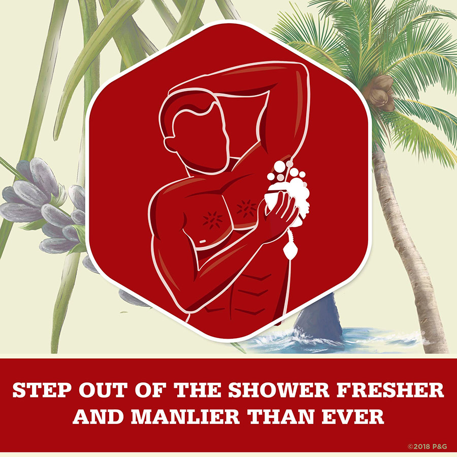 Sữa tắm Old Spice Hương Fiji 473ml (Nhập khẩu Mỹ)
