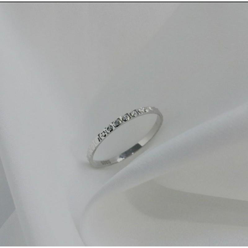 Nhẫn bạc Gentle Flower Y20 circle