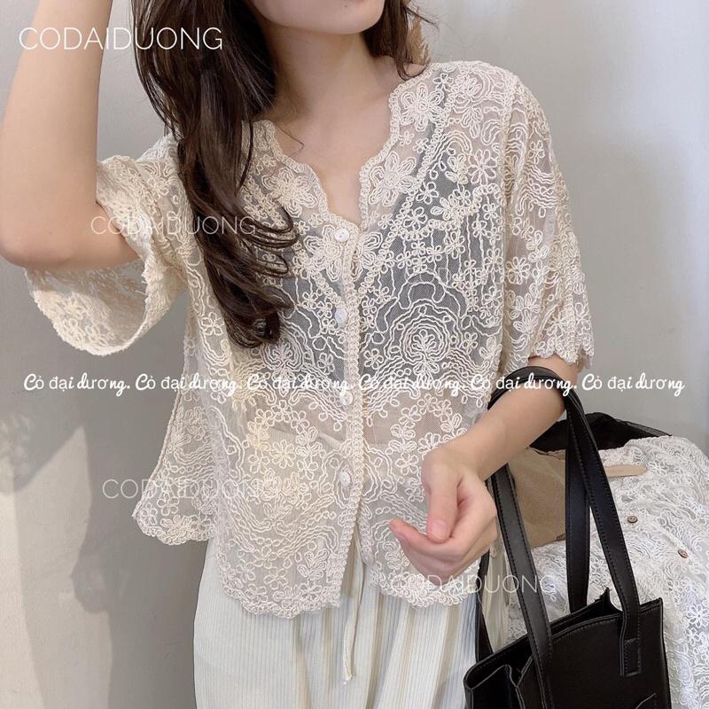Áo điệu ren sale