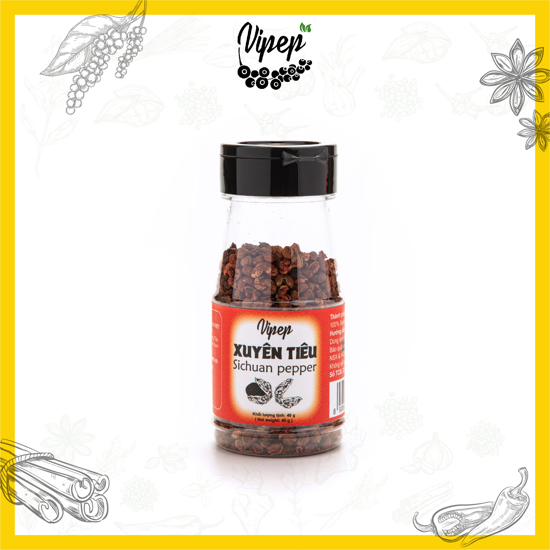 Xuyên Tiêu Vipep 40gr