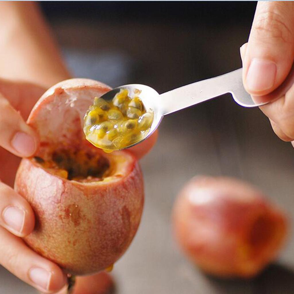 Stainless Steel Passion Fruit Cutter Carrot Paring Fruit Slicer Kitchen 10cm,